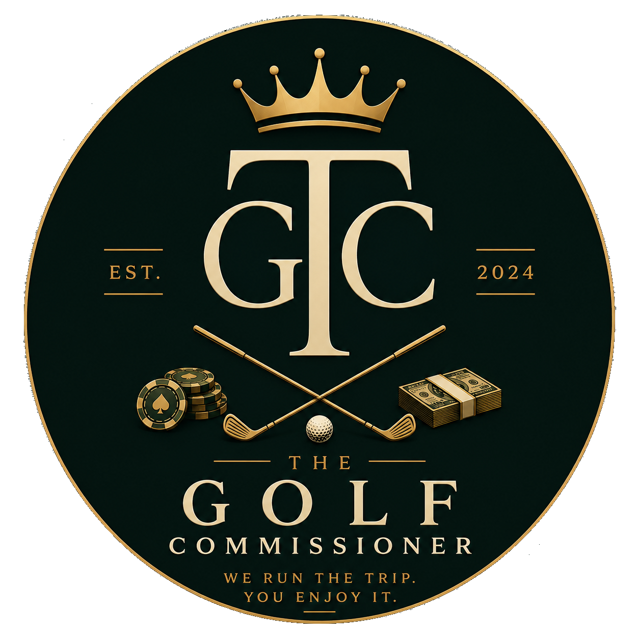 The Golf Commissioner crest